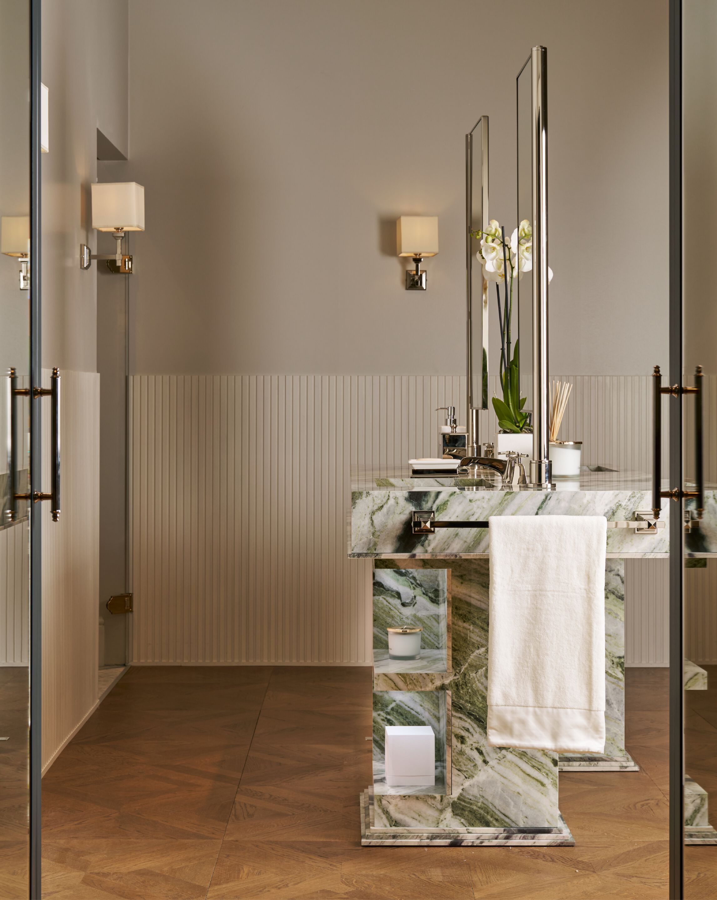 Двойной умывальник со встроенным умывальником Devon&Devon MY LOVE WATER VANITY MASTER ARCH-00107085 - Вид №4