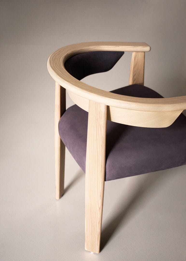 Мягкий стул из массива дерева Baxter AFRA ARCH-00005979 - Вид №3