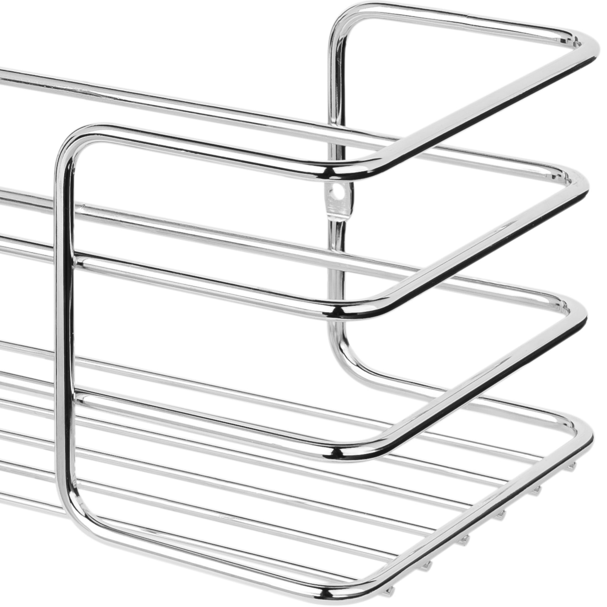 82484988 Полка прямая 13.5х30х11 см цвет хром Новые горизонты Santreyd  - Вид №1