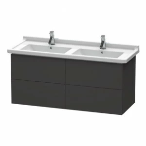 LC626908080 Тумбочка подвесная L-Cube #LC6269 1220 x 469 мм Graphit Super Matt