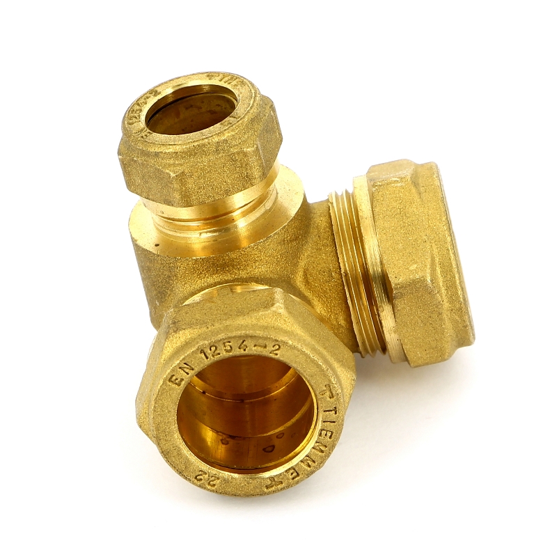 Тройник обжим трехплоскостной TIEMME 22х15х22 1000196 - Вид №3