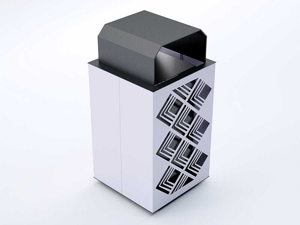 Наружная стальная стойка для мусора CITYSì BERRY ARCH-00015055