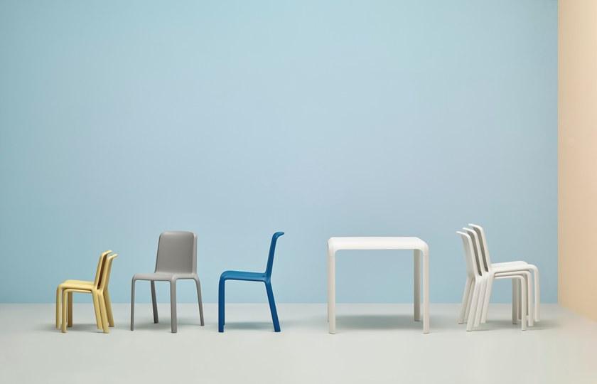 Pedrali Стол детский квадратный из полипропилена Snow junior 301_jr - Вид №3