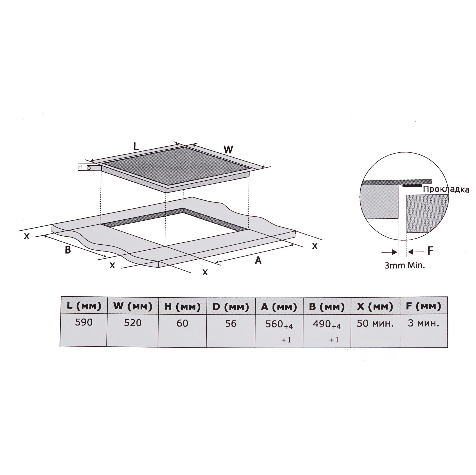 5304961 Индукционная варочная поверхность Akpo PIA 6094014CC WH STDN-0098378 - Вид №6