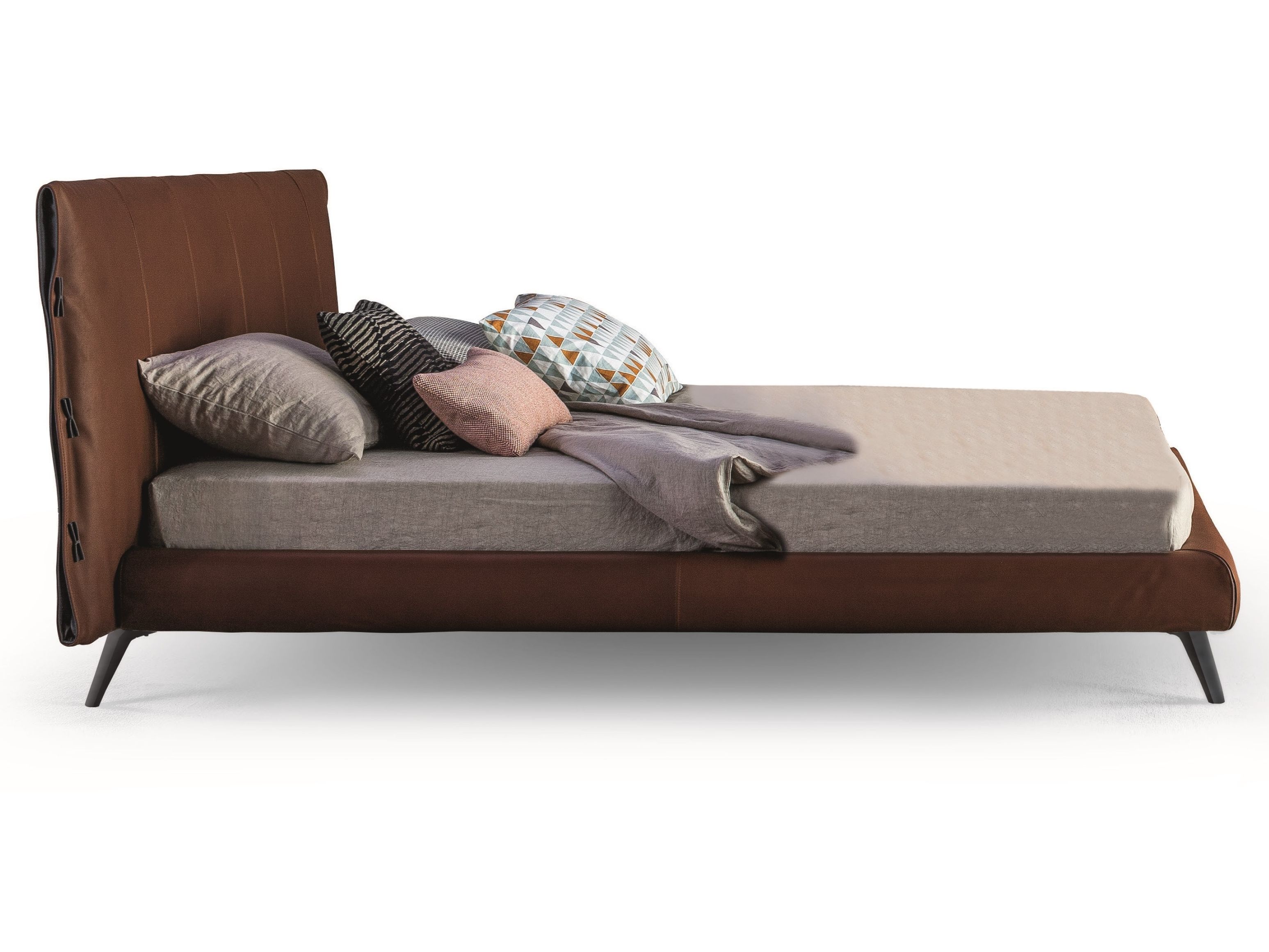 Двуспальная кровать из ткани с мягким изголовьем BONALDO Cuff ARCH-00119975