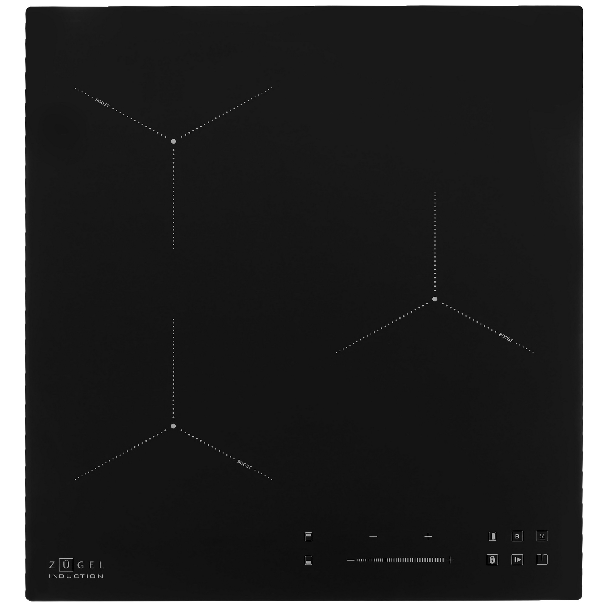 5361948 Индукционная варочная поверхность ZUGEL ZIH453B STDN-0145903