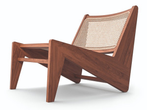 Венское кресло из массива дерева и соломы