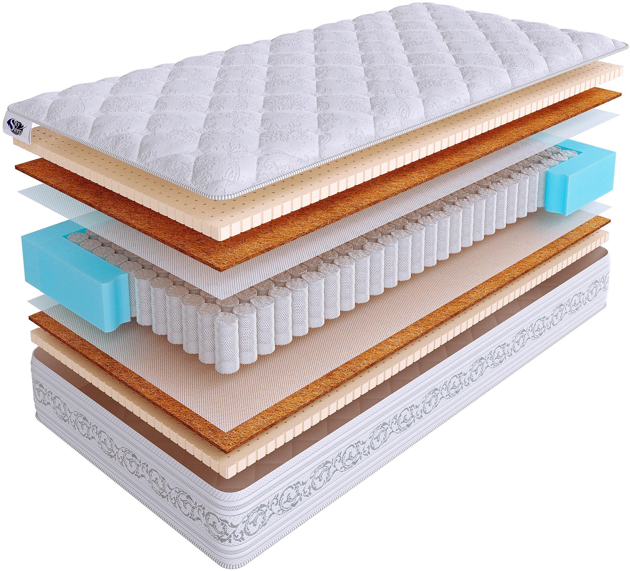 90916746 Матрас EXPERT MIDDLE S500 155x210 см независимый пружинный блок STLM-0421847 SKYSLEEP