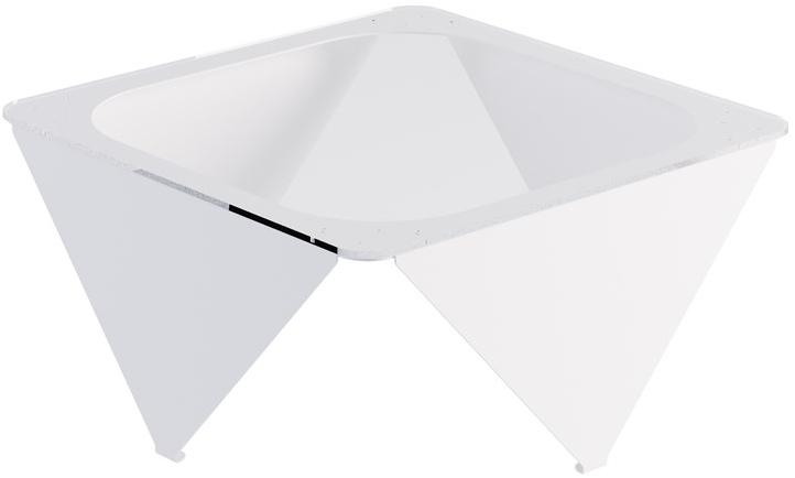 Steelbox by Metalway Низкий квадратный журнальный столик sun-id-1368388 - Вид №1