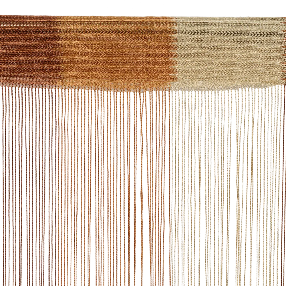 Штора нитяная Inspire, 150х280 см, цвет серо-коричневый/шоколадный STLM-2140819 - Вид №4