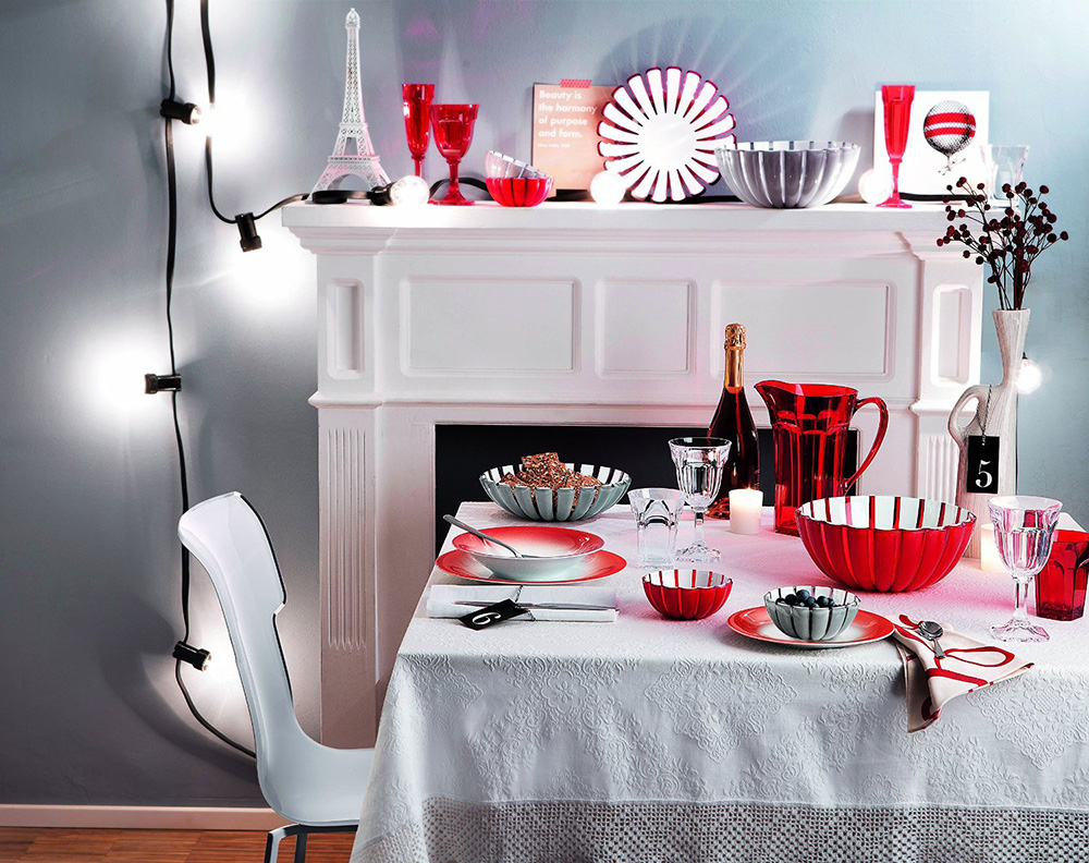 29693065 Салатница grace 30 см красная Guzzini  - Вид №2