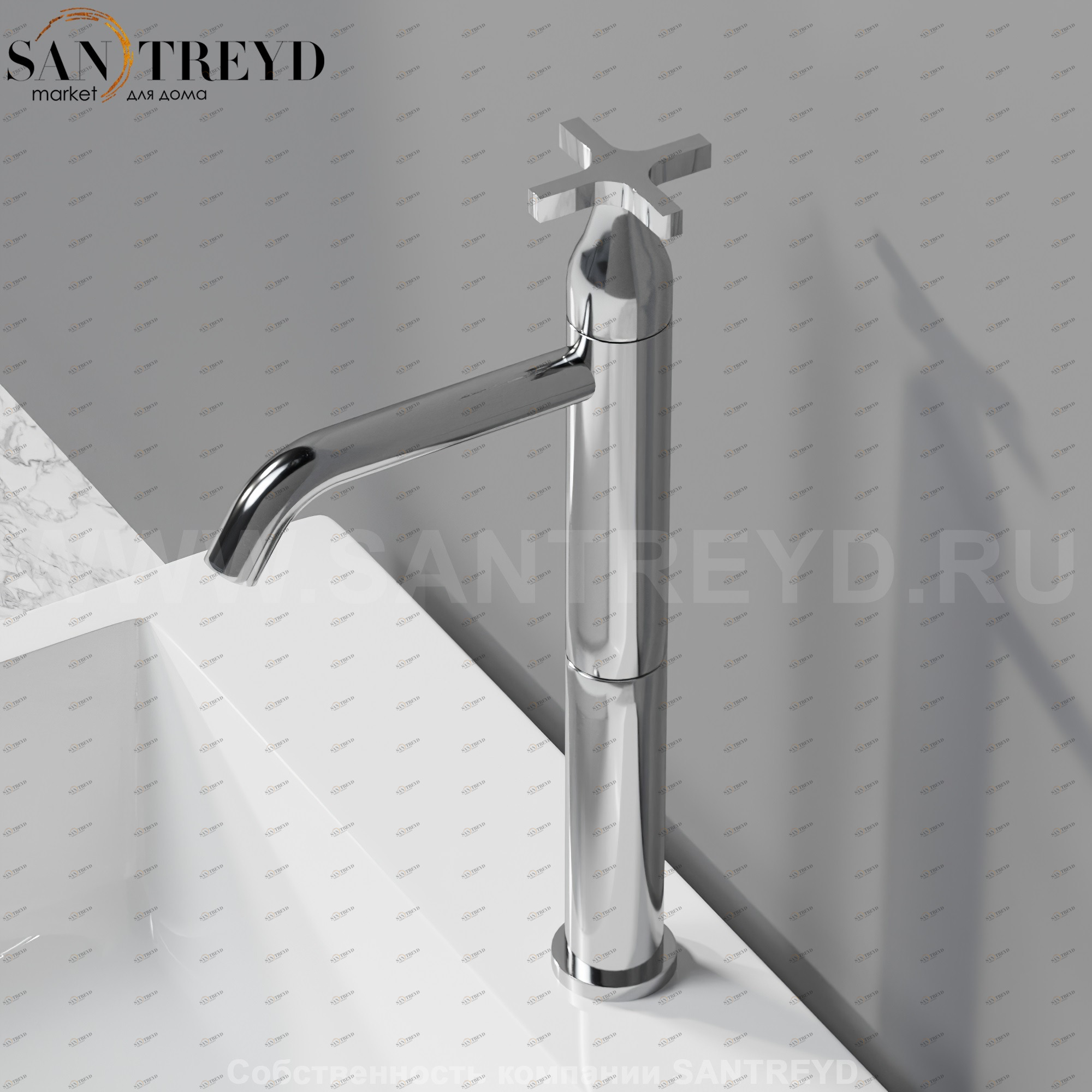 Смеситель AMEM313S MEMORY для раковины хромированный Agape