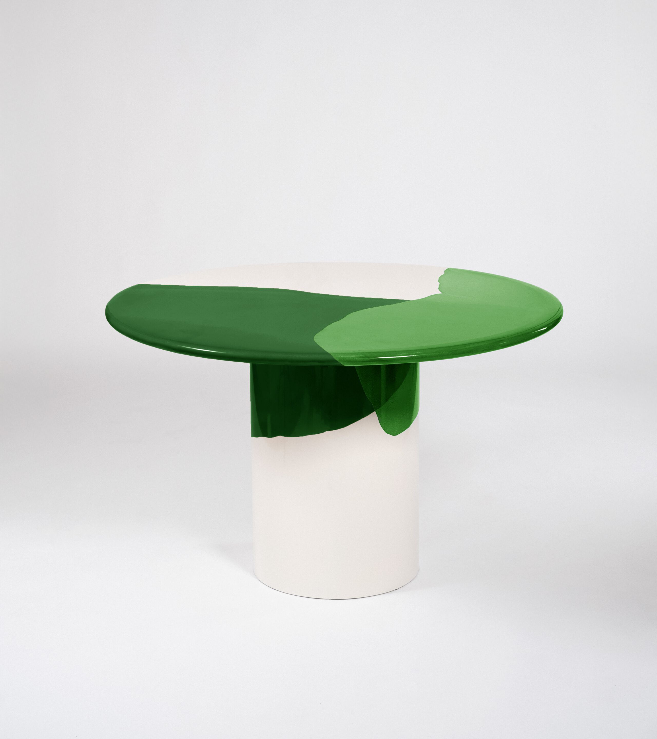 Круглый обеденный стол из эмалированной стали Patrick Jouin Edition Drop ARCH-00094162 - Вид №9