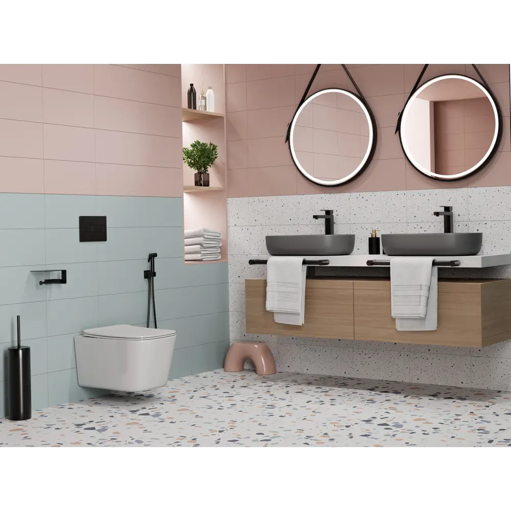 KREAFORTA Mersey Mono — настенная плитка мятного цвета 20×40 см 89405703 STLM-1570675 - Вид №8