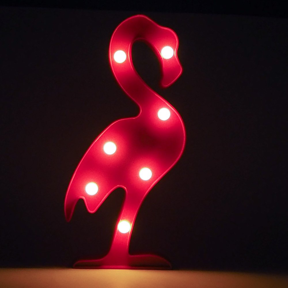 Ночник детский "Фламинго" LITTLE LOVELY COMPANY  281704 Розовый Santreyd  - Вид №2