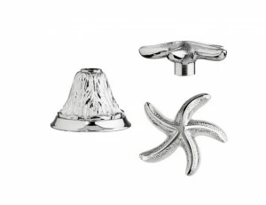 230727.B040.53 Обрезка комплект отсечной клапан Хром с черной патиной