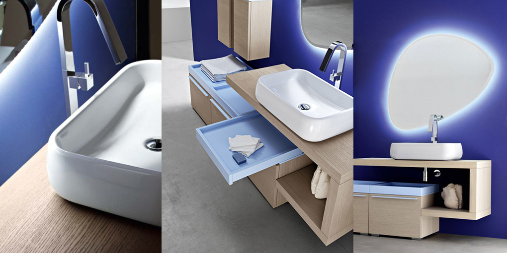 A546 Накладная раковина на столешницу  овальная Arbi  - Вид №3