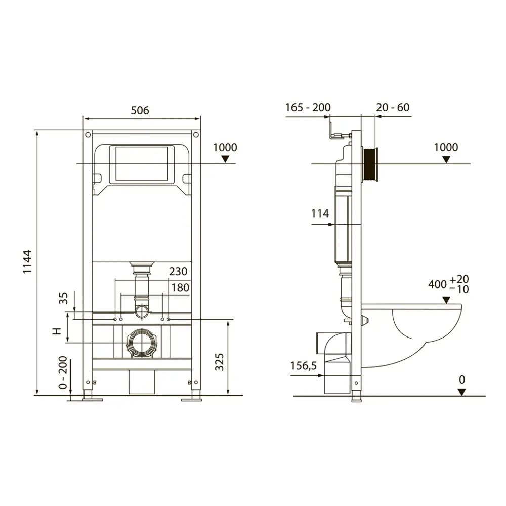 Tece Spring — комплект подвесного унитаза с инсталляцией и микролифтом 89415241 STLM-1568254 - Вид №7