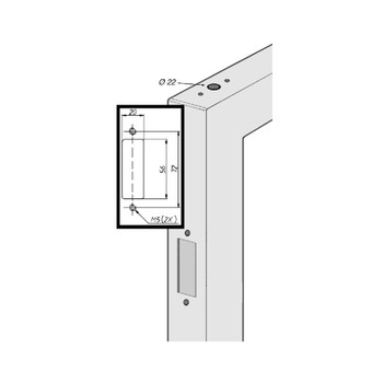OLDA 27HZ автоматический шпингалет Santreyd LK01-1039