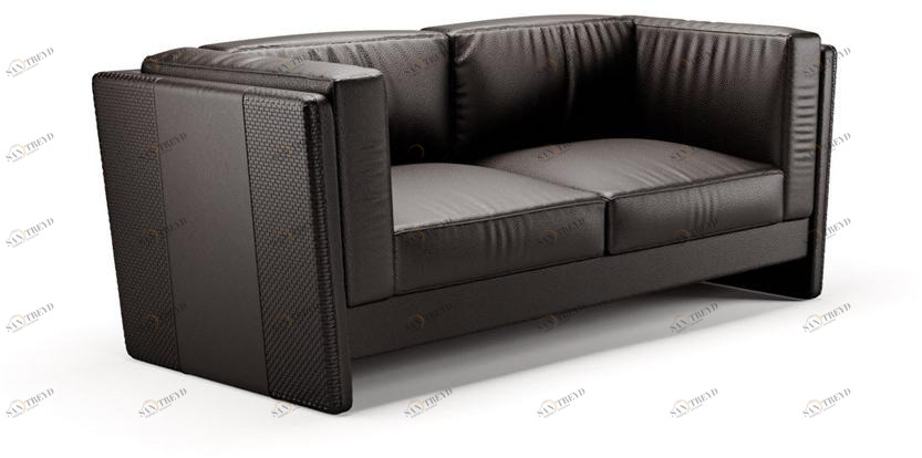 SM Living Couture 3-х местный кожаный диван Couture Dvn_01