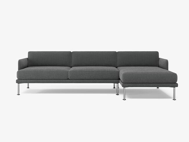 3-местный тканевый диван с полуостровом Case NORDIN ARCH-00041497