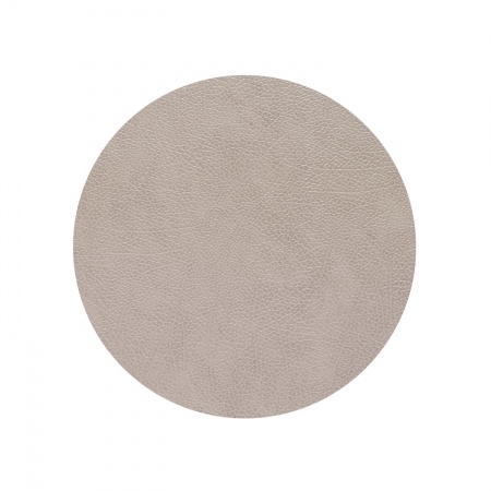 990226 HIPPO warm grey подстановочная салфетка круглая, диаметр 40 см, толщина 1,6 мм;LIND DNA 