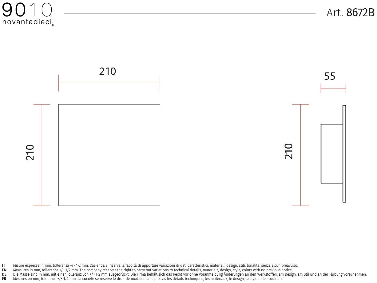 9010 novantadieci Аппликация светодиода из керамики  8672b  - Вид №4