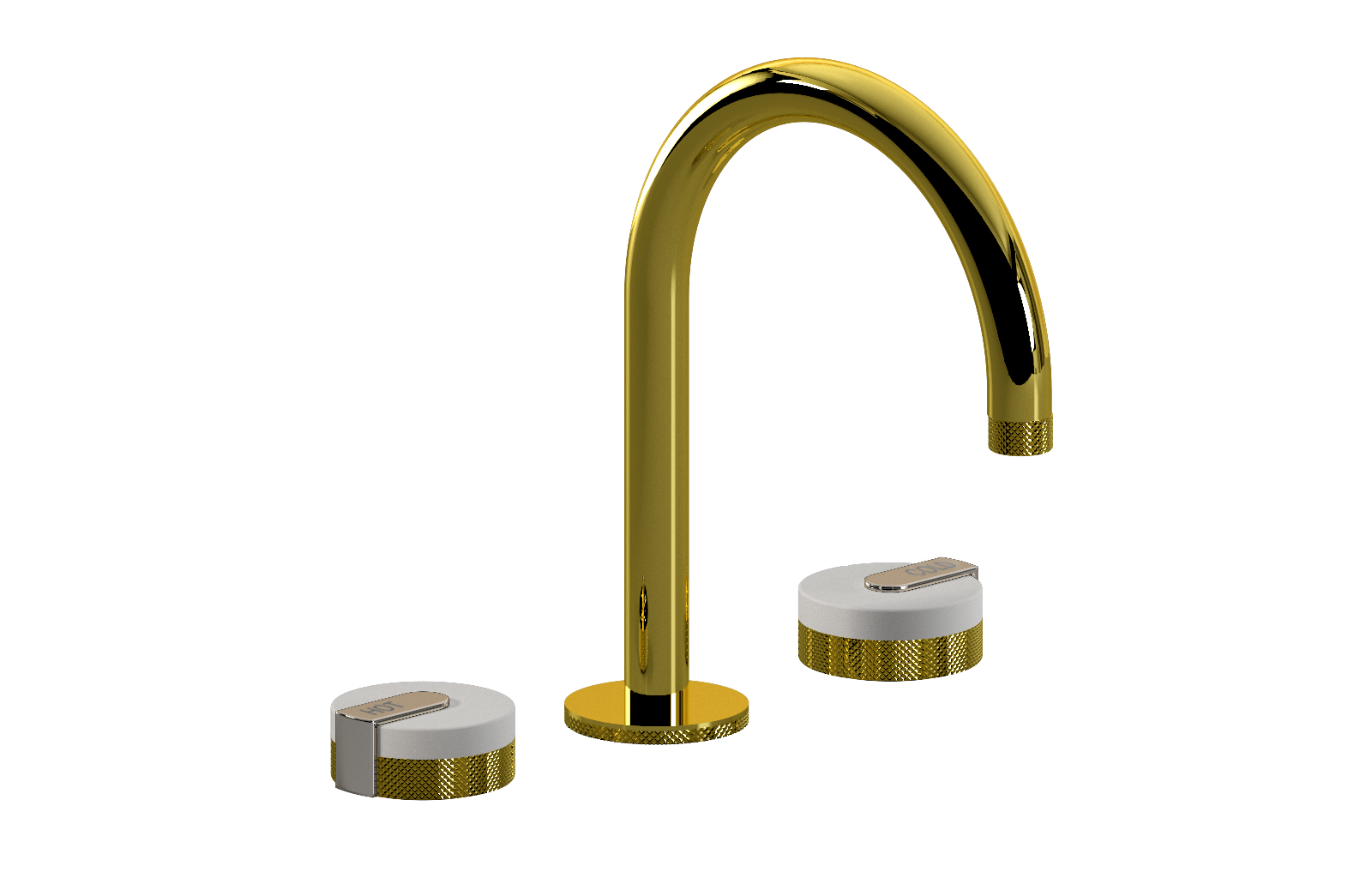 E-11512-R1WT-L1PN-PB Смеситель для умывальника на 3 отвертия GRAFF MOD+