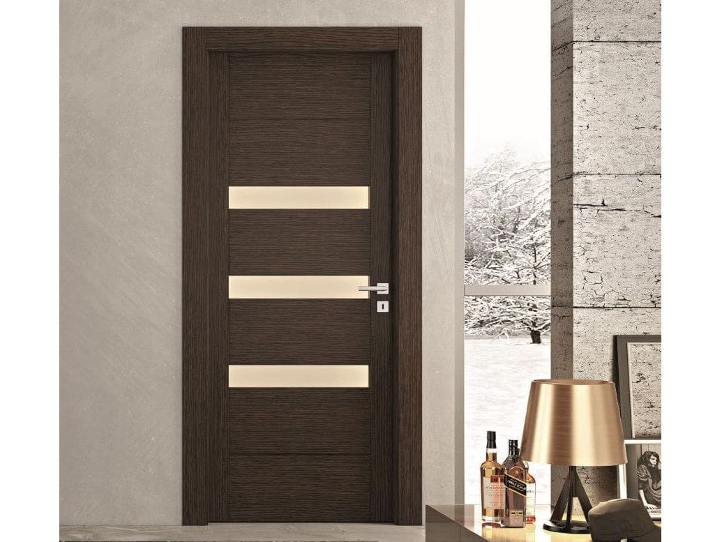 Деревянные и стеклянные распашные двери Pail Serramenti GAIA 26V ARCH-00035484 - Вид №1