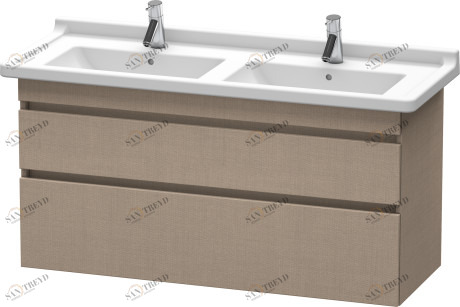 DS649007575 Тумбочка подвесная DuraStyle #DS6490 1200 x 470 мм Лен, декор Duravit