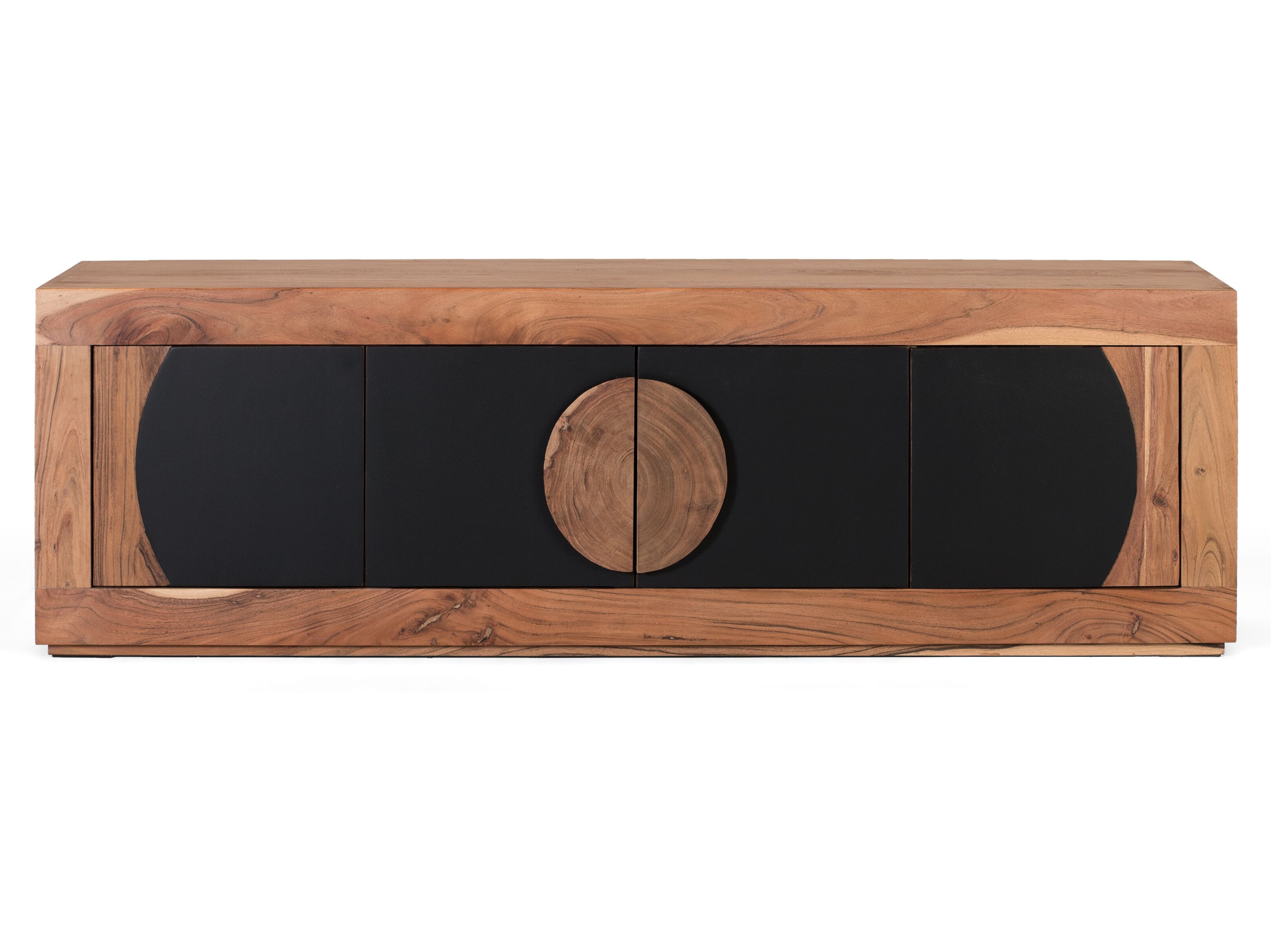 ТВ-шкаф из акации с распашными дверцами Giner y Colomer Essence ARCH-00074366