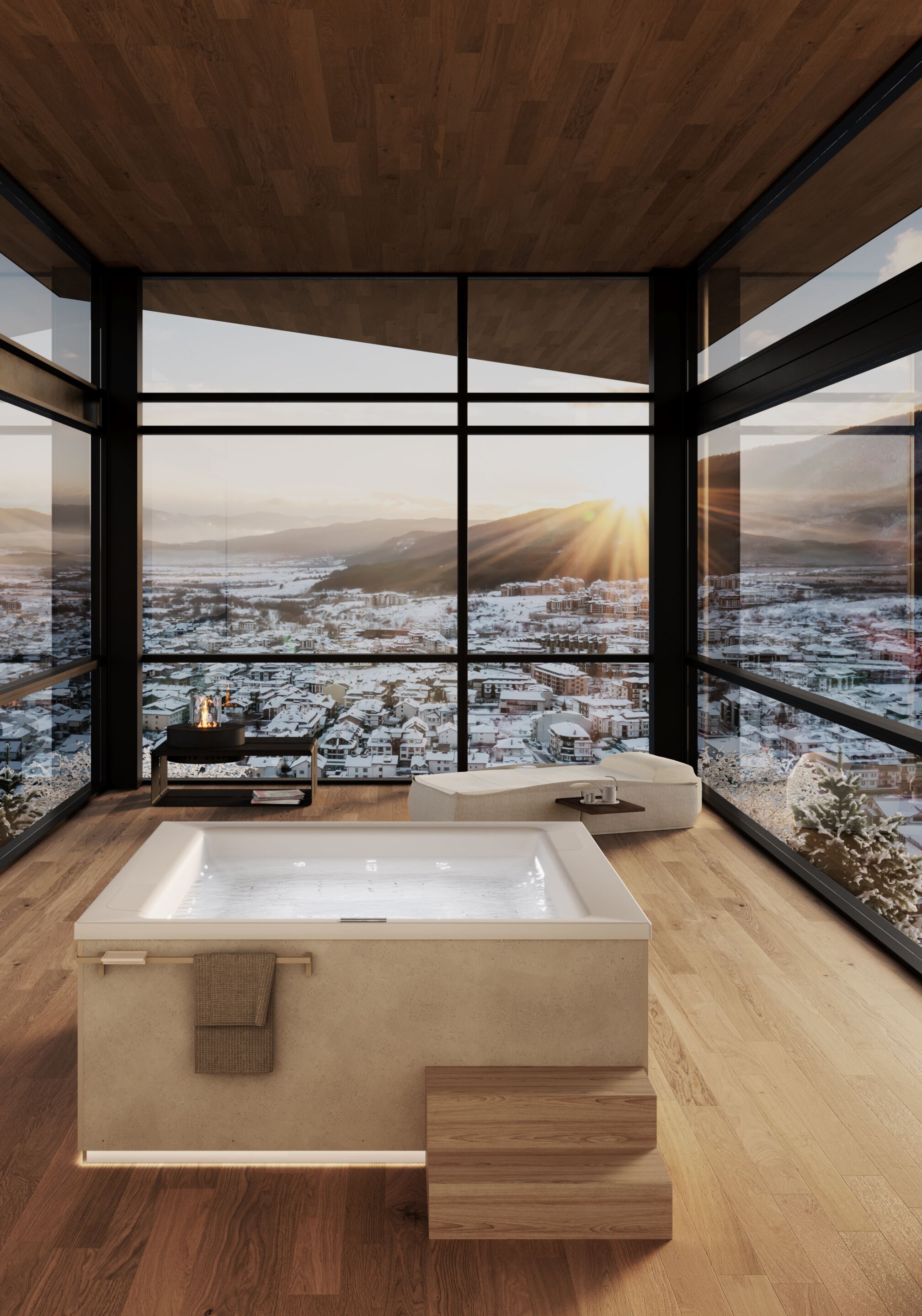 4-местный квадратный надземный мини-бассейн DISENIA GILIUM ARCH-00145686 - Вид №2