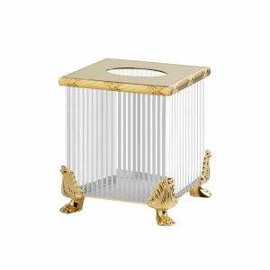 FS10C-652 FS10C-652 Квадратный диспенсер для салфеток ДОЗАТОРЫ ТКАНЕЙ Cristal & Bronze TISSUE DISPENSERS