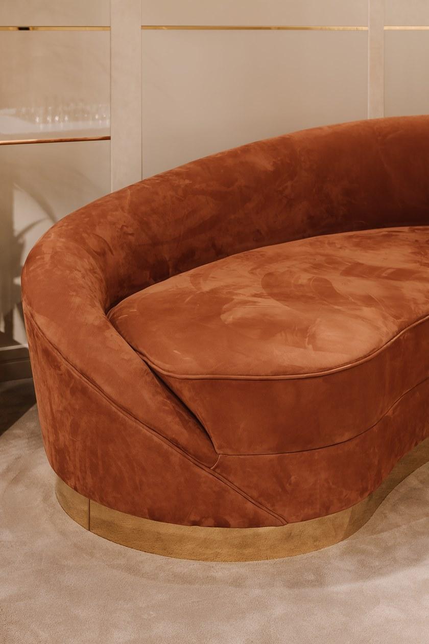 Vismara Design Изогнутый кожаный диван Luxury entertainment sun-id-1412795 - Вид №3