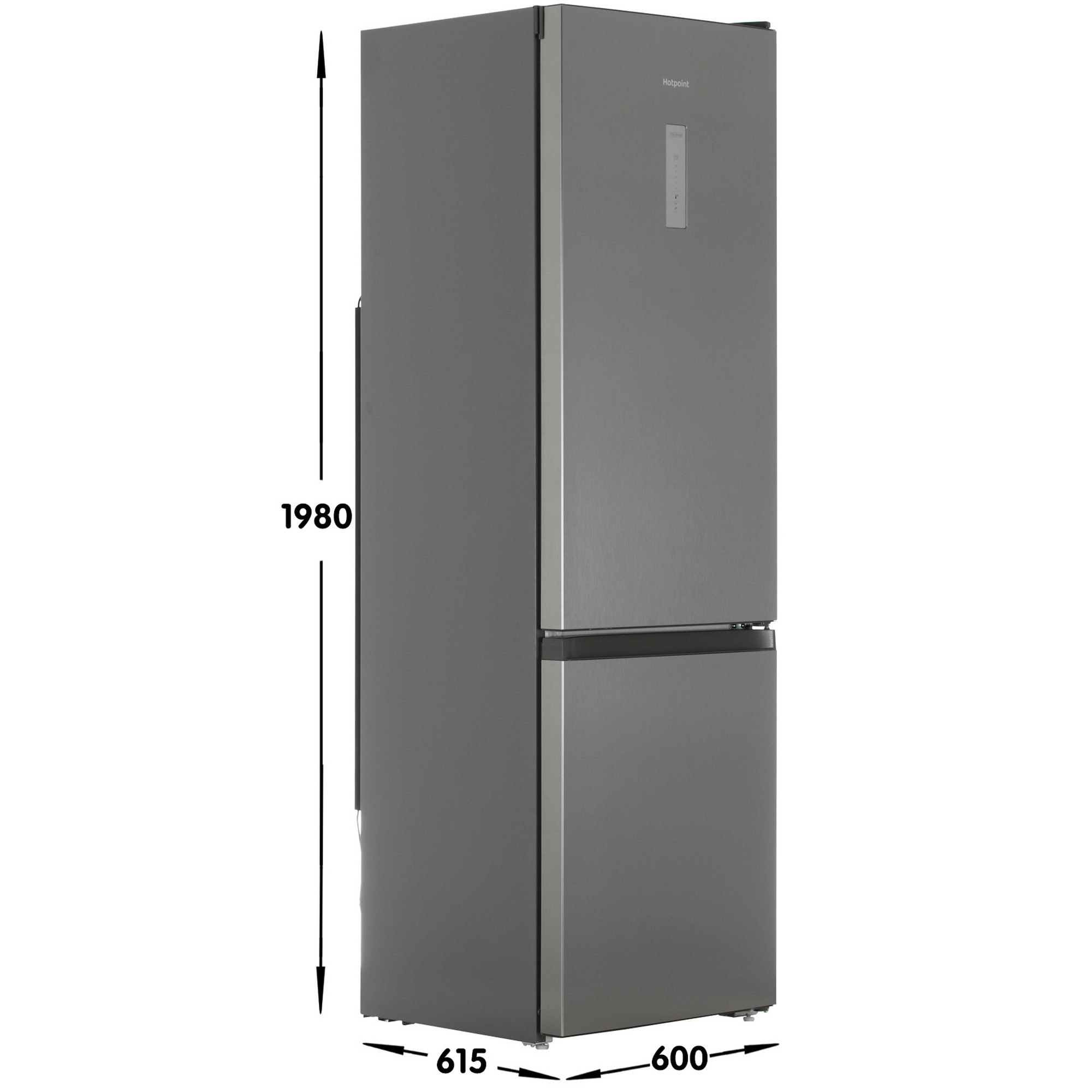 5457090 Холодильник с морозильником   Hotpoint HT 6200 MX серебристый STDN-0035212 - Вид №6