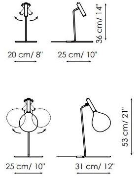 Bonaldo Настольная лампа из боросиликатного стекла Sofì sun-id-1377106 - Вид №4