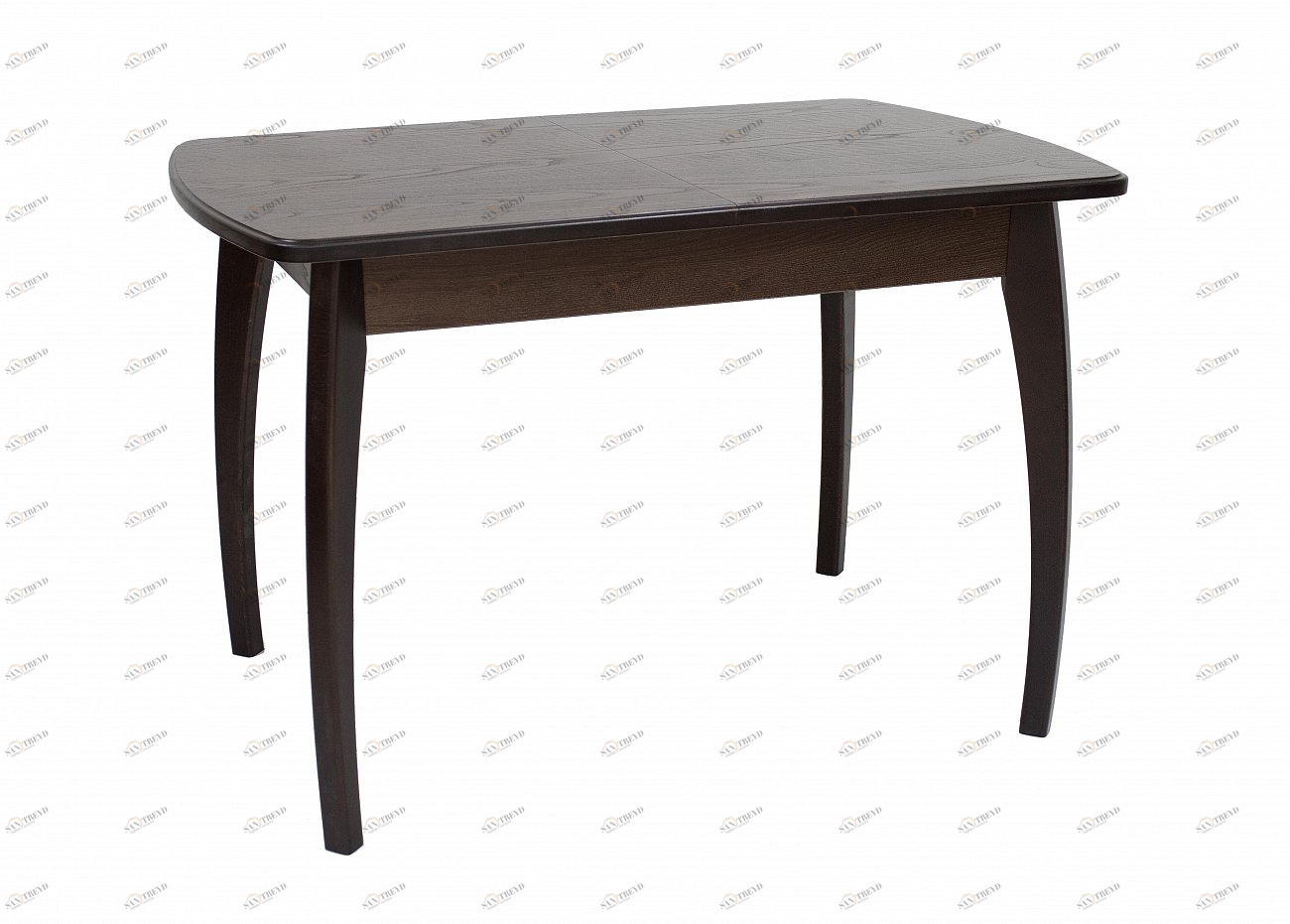 Обеденный стол раздвижной черный Leset "Шервуд 1Р" IMPEX  00-3967128 Венге 