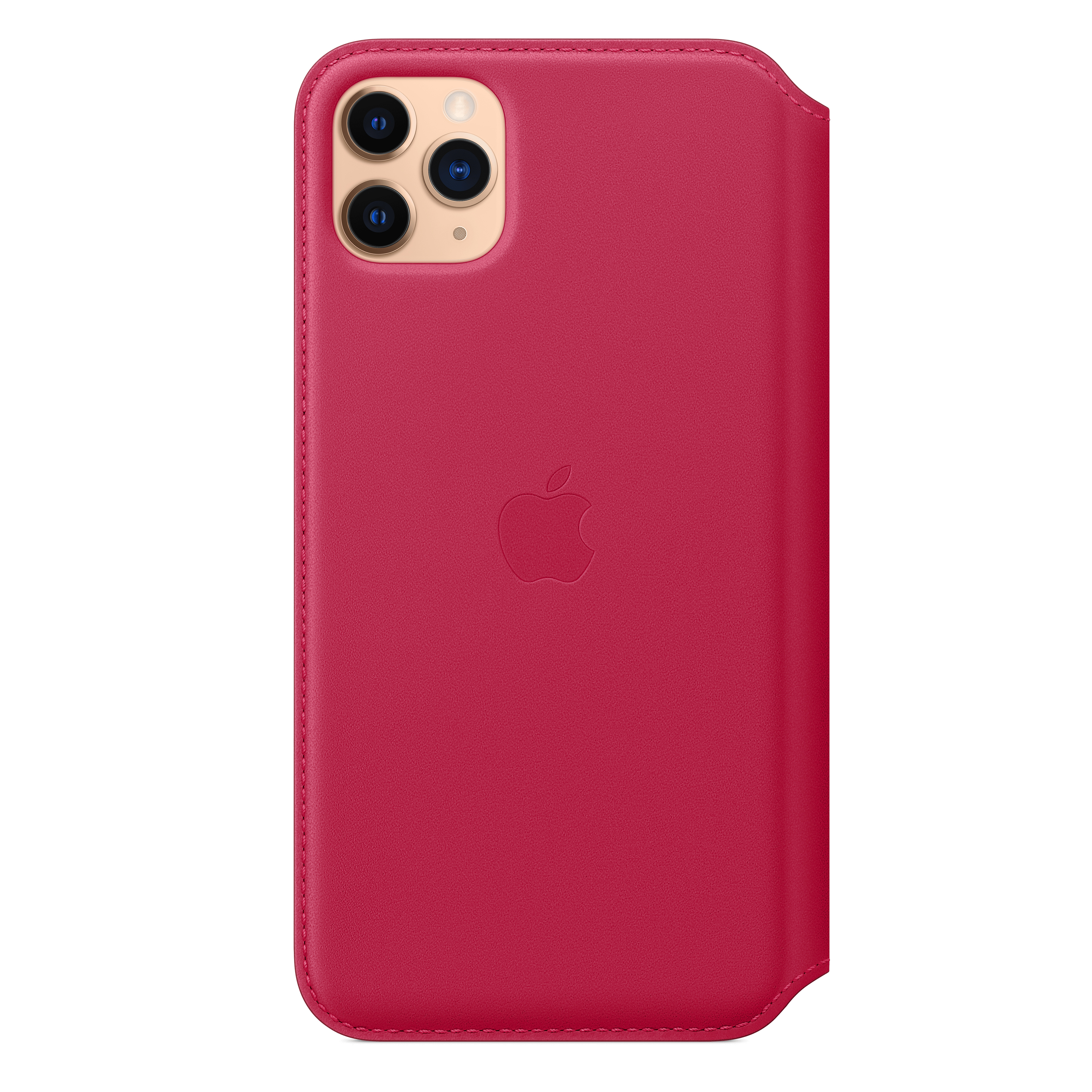 MY1N2ZM/A Iphone 11 pro max leather folio - raspberry Apple Santreyd  - Вид №3