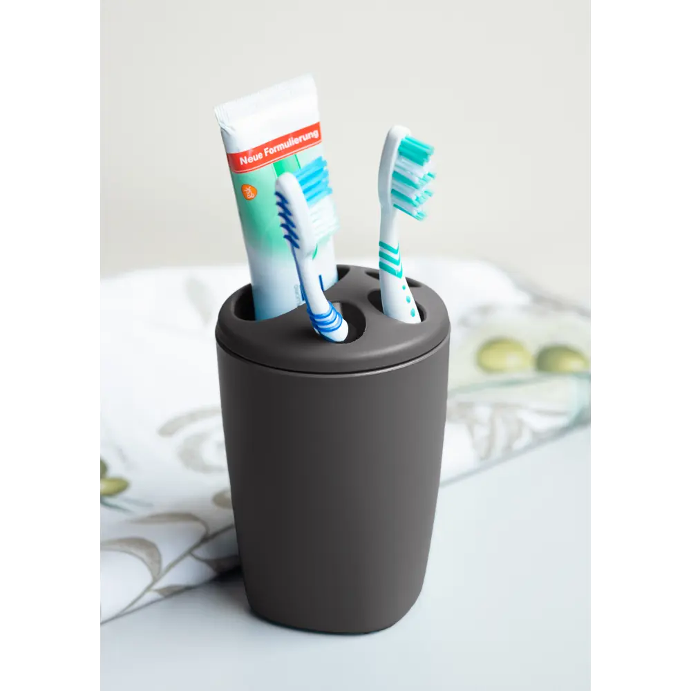 Стакан-подставка BEROSSI Aqua для зубных щёток в стиле базальт 89350159 STLM-0993337 - Вид №5