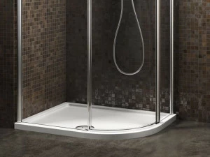 ARBLU Поддон полукруглый керамический