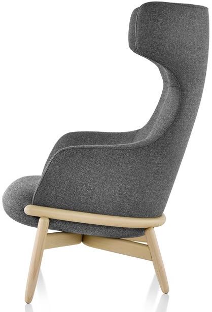 Herman Miller Кресло Bergere из ткани с высокой спинкой Reframe sun-id-1393034 - Вид №2