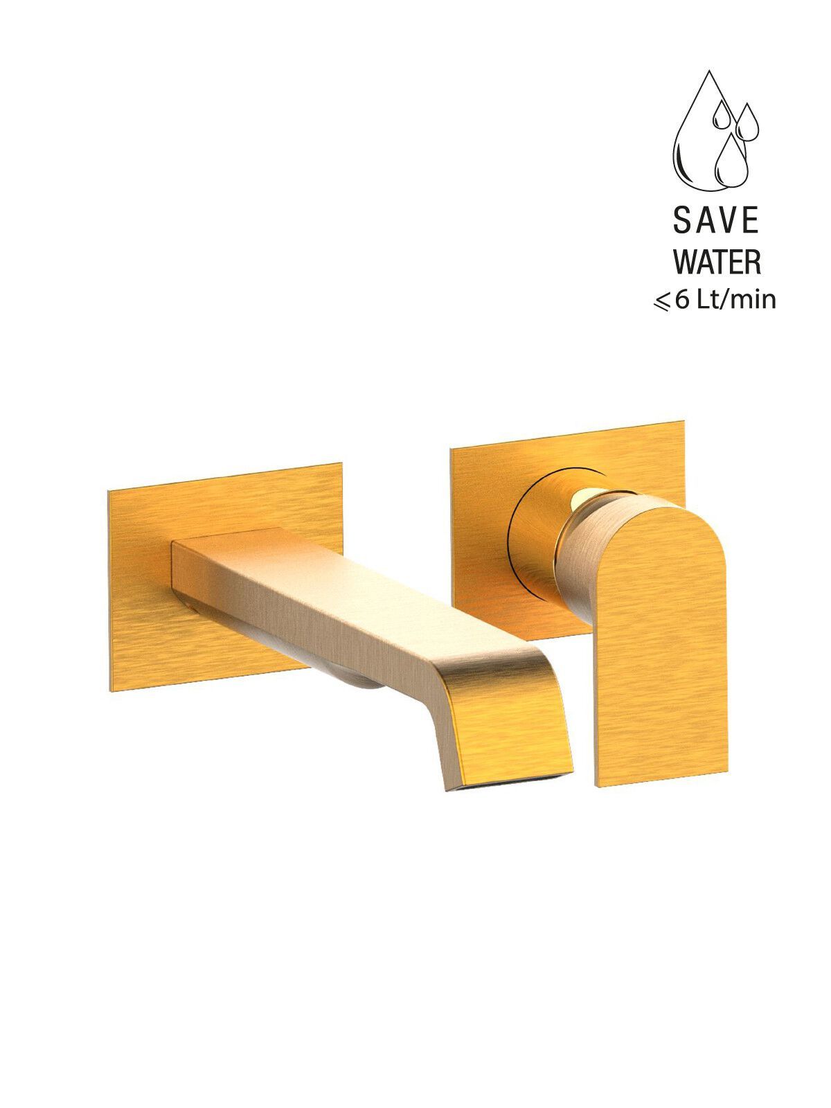 Однорычажный настенный смеситель для раковины Rubinetterie Frattini Птолемей ARCH-00139811 - Вид №7