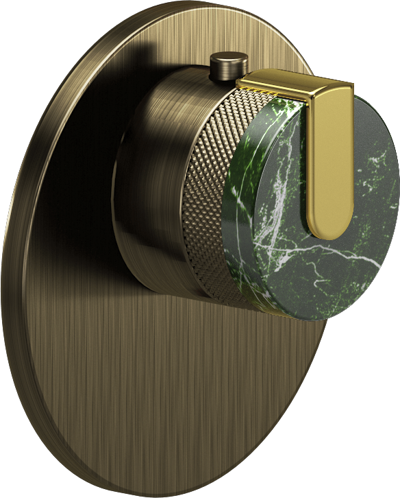 E-8027-R2MGE-L1AU-VBB-T Термостатический переключатель 3/4-Внешняя часть GRAFF MOD+