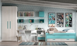 102934 Детская комната с двойной кроватью Ambiente 20 Arasanz Oslo