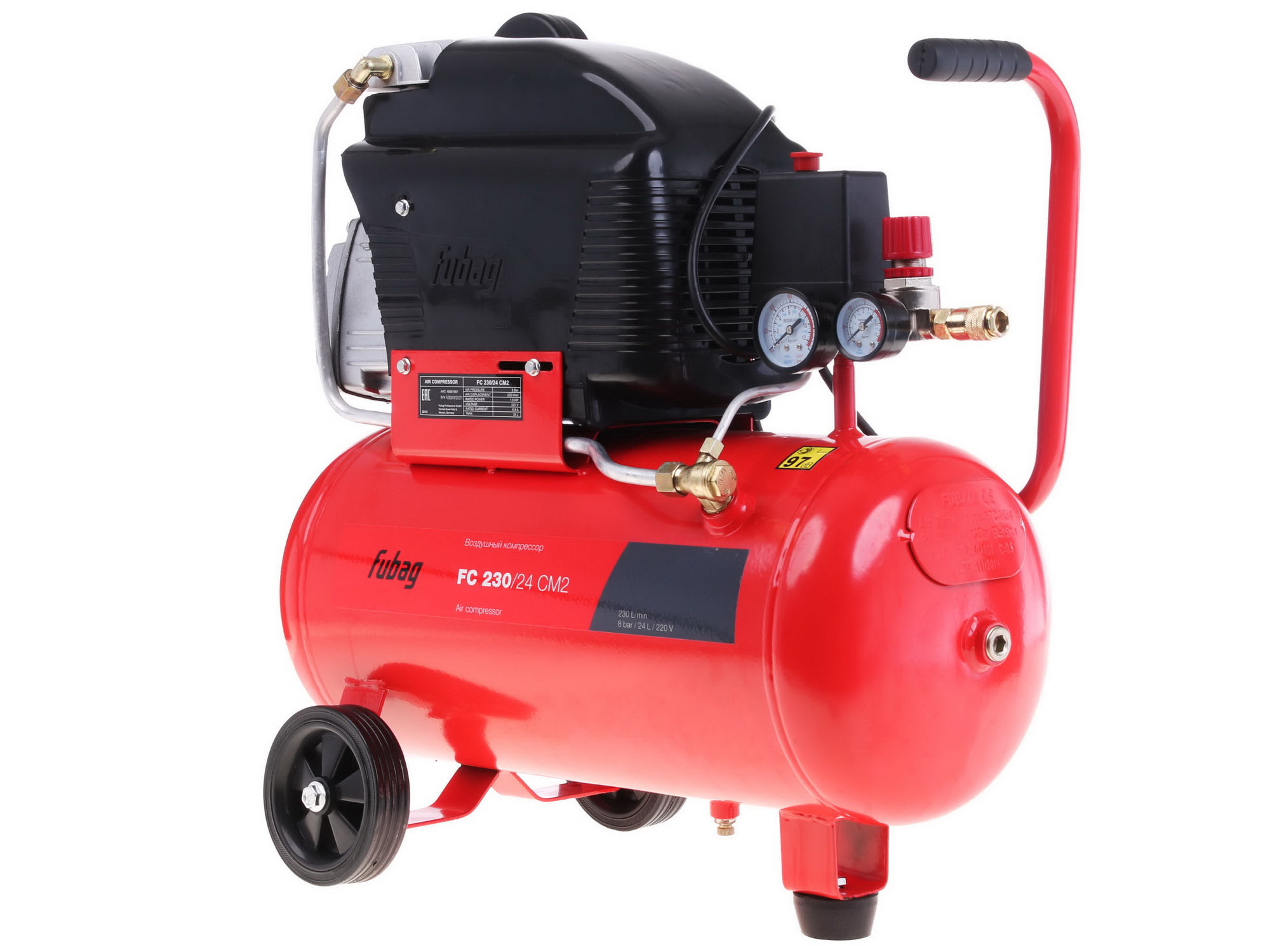 Компрессор поршневой масляный Fubag FC 230/24 CM2 1052849 STDN-0044402