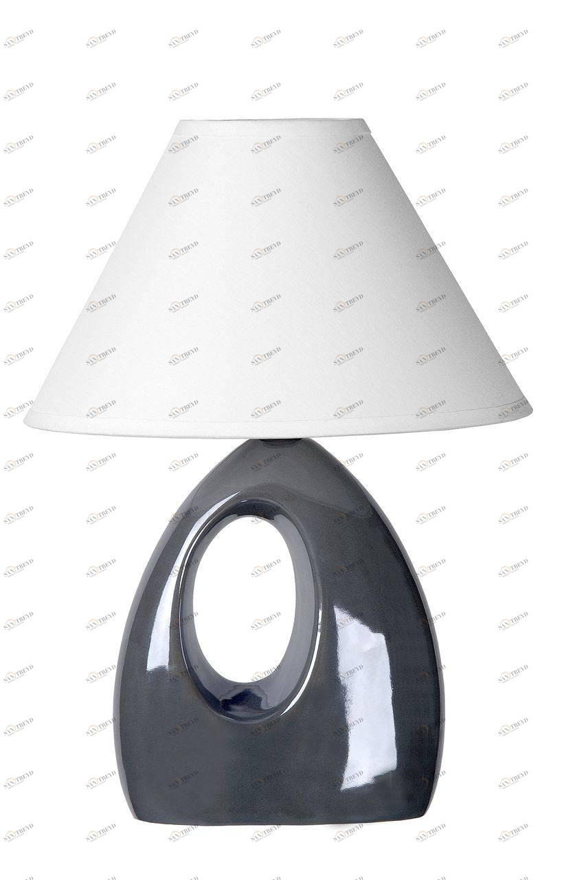 Настольная лампа Lucide Hoal 14558/81/36 LUCIDE ВАЗА 080226 Белый;серый 