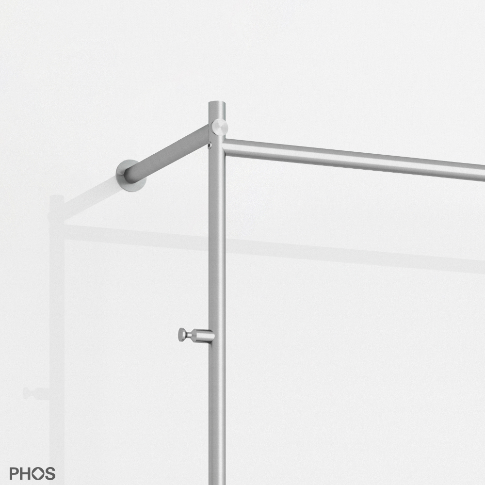 GL2-SR800 Шкаф для прихожей с 2-х уровневой полкой для обуви PHOS  - Вид №1