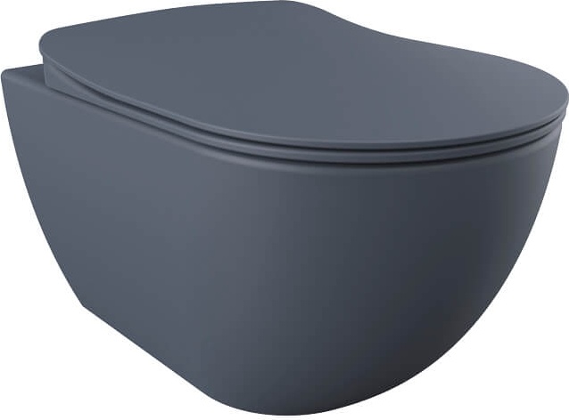FE322-11AM00E-0000 FREE Унитаз АНТРАЦИТ подвесной безободковый Creavit Free