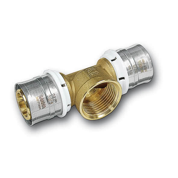 325130G2634 25130G - тройник 3fit-Press, без pb, внутренняя резьба Размер: 26x3 / 4 SANHA  - Вид №1