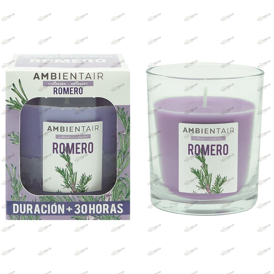 Свеча ароматическая «Розмарин» Garden 30 ч Ambientair VV030REAACJ19